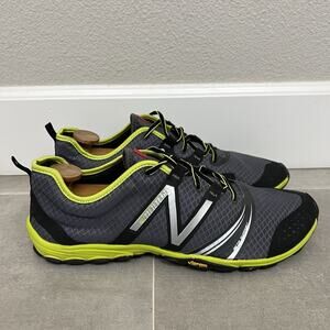 New Balance Minimus Mens 12 Gray Trail Running Vibram Sneaker Outdoor Shoes
